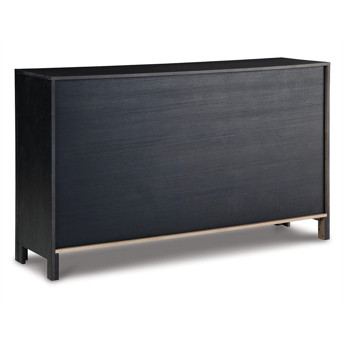 3-Door Wood Accent Cabinet in Black/Warm Gray G90613