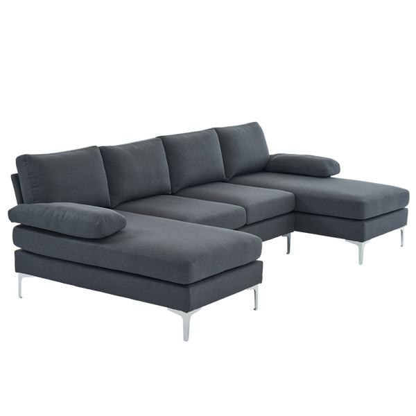 Modular Sofa Dark Gray O407127