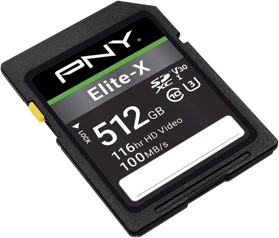 512GB Elite-X UHS-I SDXC Flash Memory Card Pack of 2 V18937