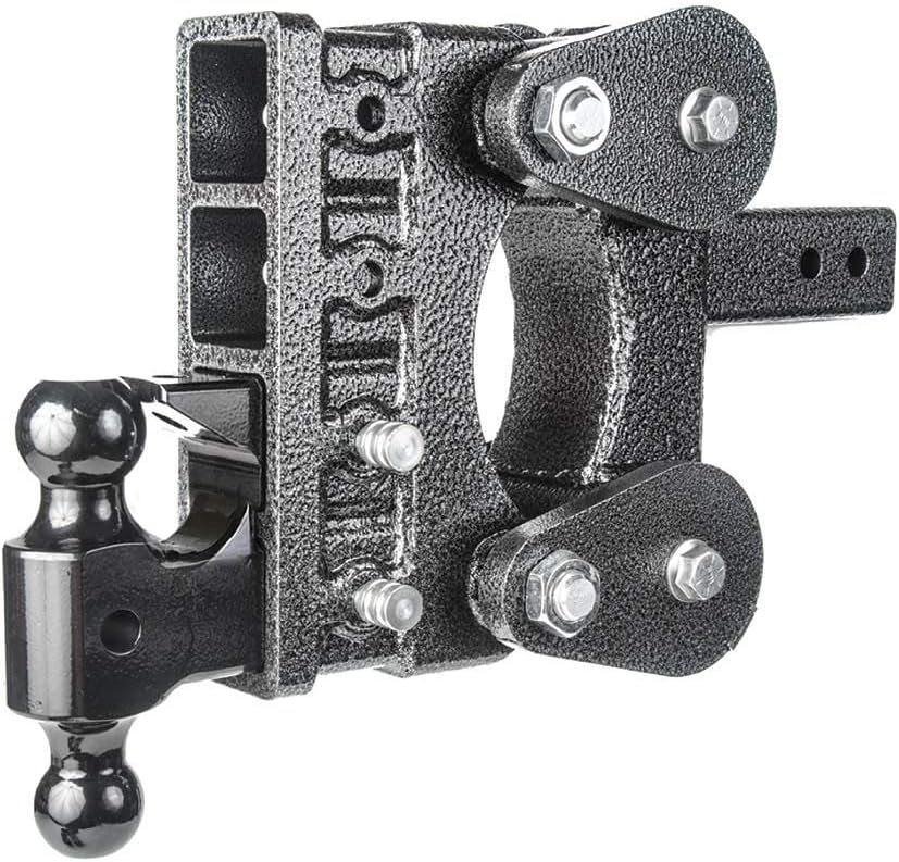 Torsion Suspension Hitch 2.5" Receiver Class V 21K Towing Hitch, Combo Includes Dual Ball, Pintle Lock & 2 Hitch Pins K8437