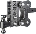 Torsion Suspension Hitch 2.5" Receiver Class V 21K Towing Hitch, Combo Includes Dual Ball, Pintle Lock & 2 Hitch Pins K8437