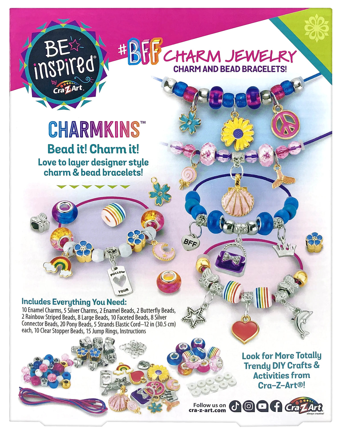 Multicolor Charm Jewelry Craft Kit I15954