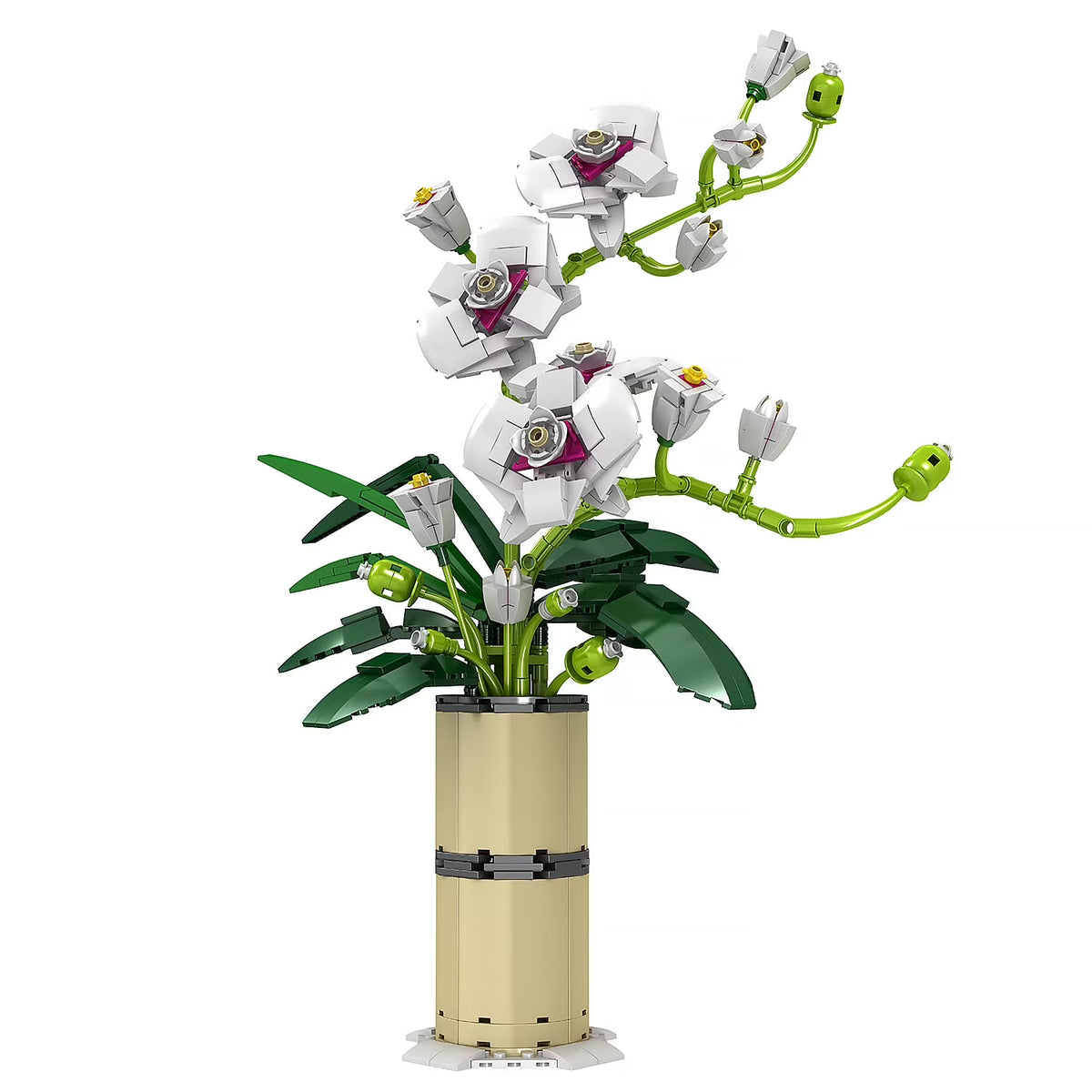 White Orchid Flower Bonsai Building Block Set G7597