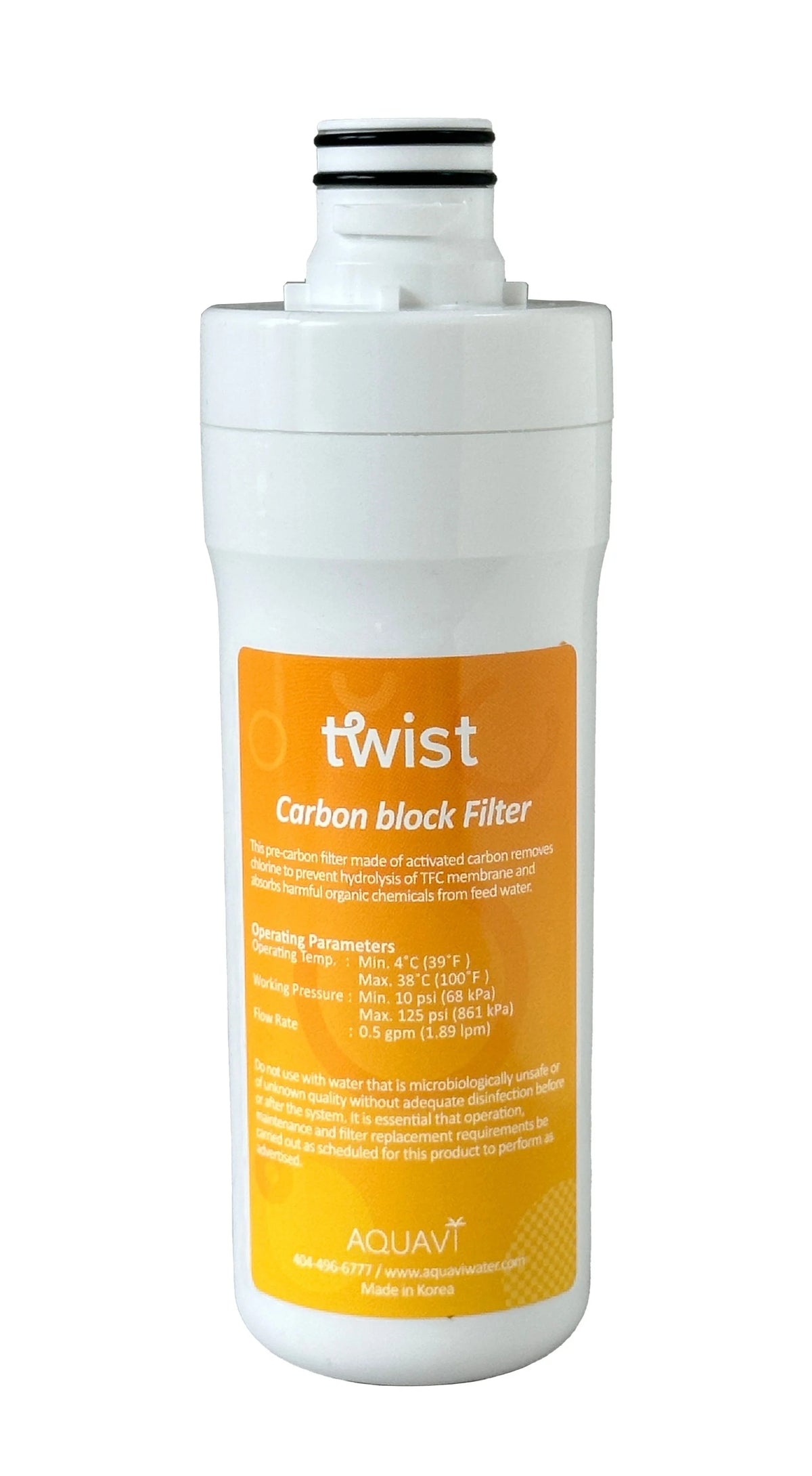 11 inch Twist Carbon Block Water Filter D748