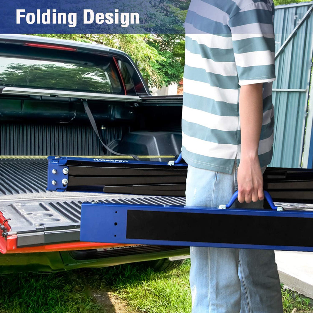 Portable Folding Sawhorse, 1000 lb. Weight Capacity, 2 Pack H657459