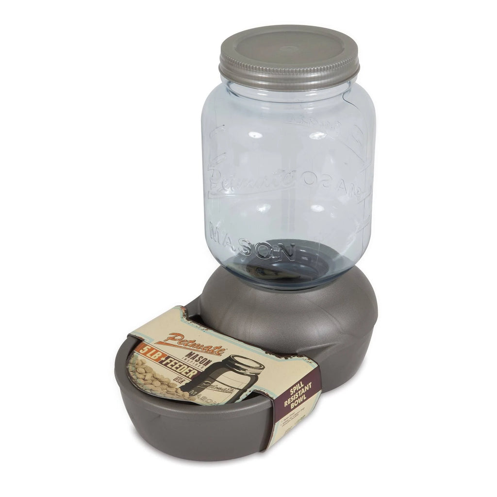 Mason Jar Dry Food Feeder N7433