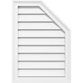 Half Octagon Top Right Surface Mount PVC Gable Vent K42279