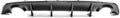 Gloss Black Rear Bumper Diffuser for Dodge Charger SRT F454
