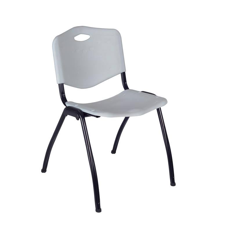 Round Breakroom Table with 4 Stack Chairs J1270