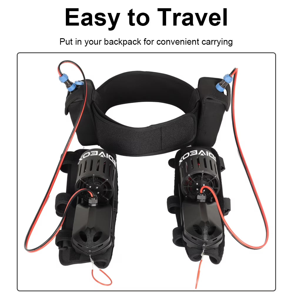 2pcs Electric Underwater Scooters 20M Waterproof P930061