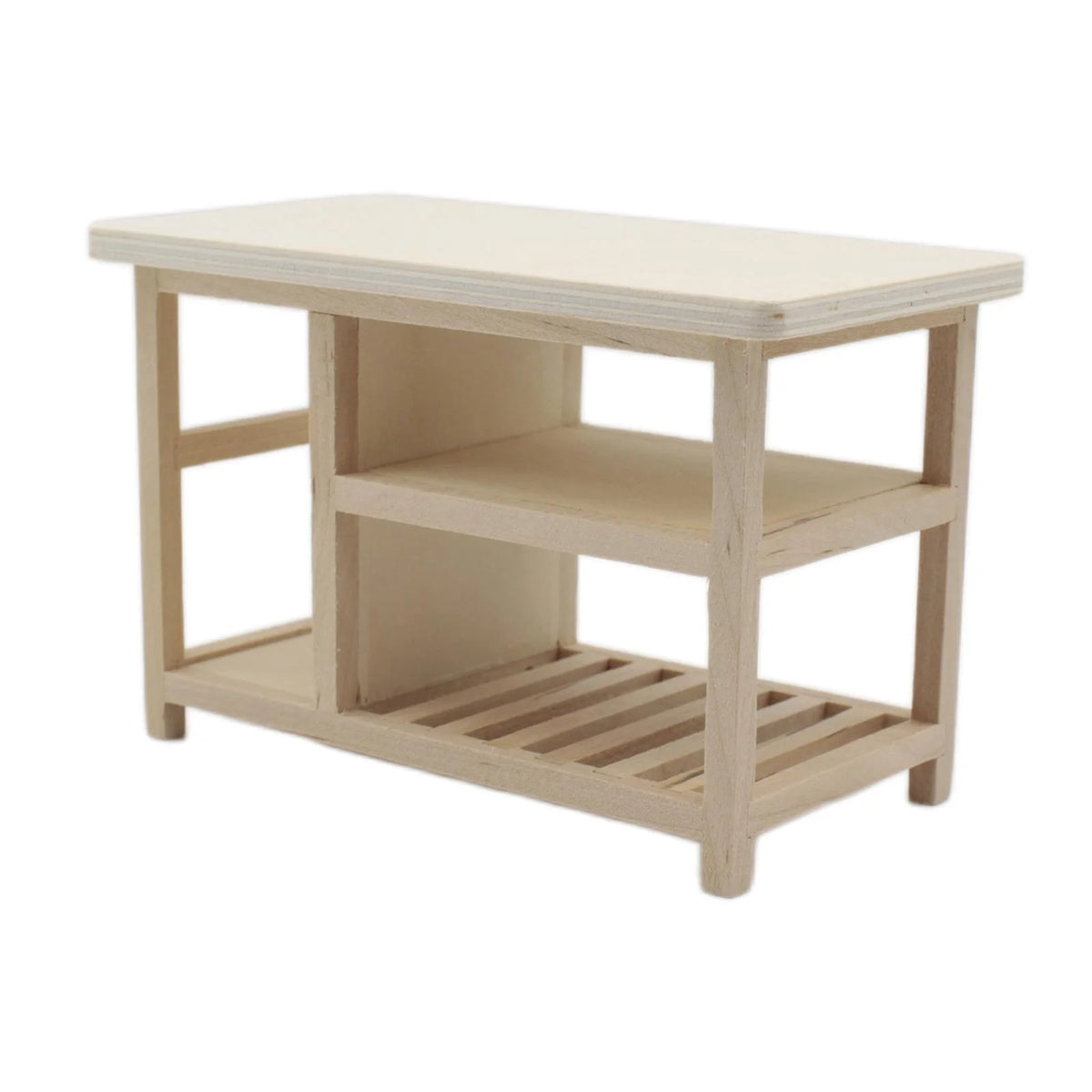 1:12 Dollhouse Wooden Furniture Table Decor H59069