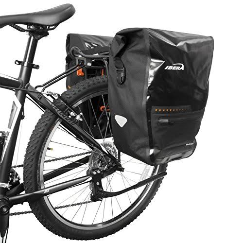 Black Waterproof Bicycle Panniers (Pair) K225
