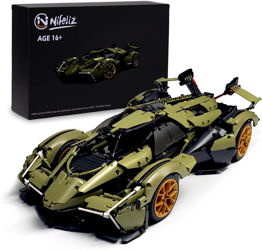 1:8 Scale Sports Car Building Blocks Model (2527 Pcs) P786161