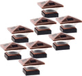 8 Pack Solar Post Cap Light for 4x4 Wood or PVC, Vinyl Posts (Bronze) Z6086