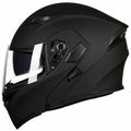Full Face Motorcycle Helmet Dual Visor Flip Up E859956