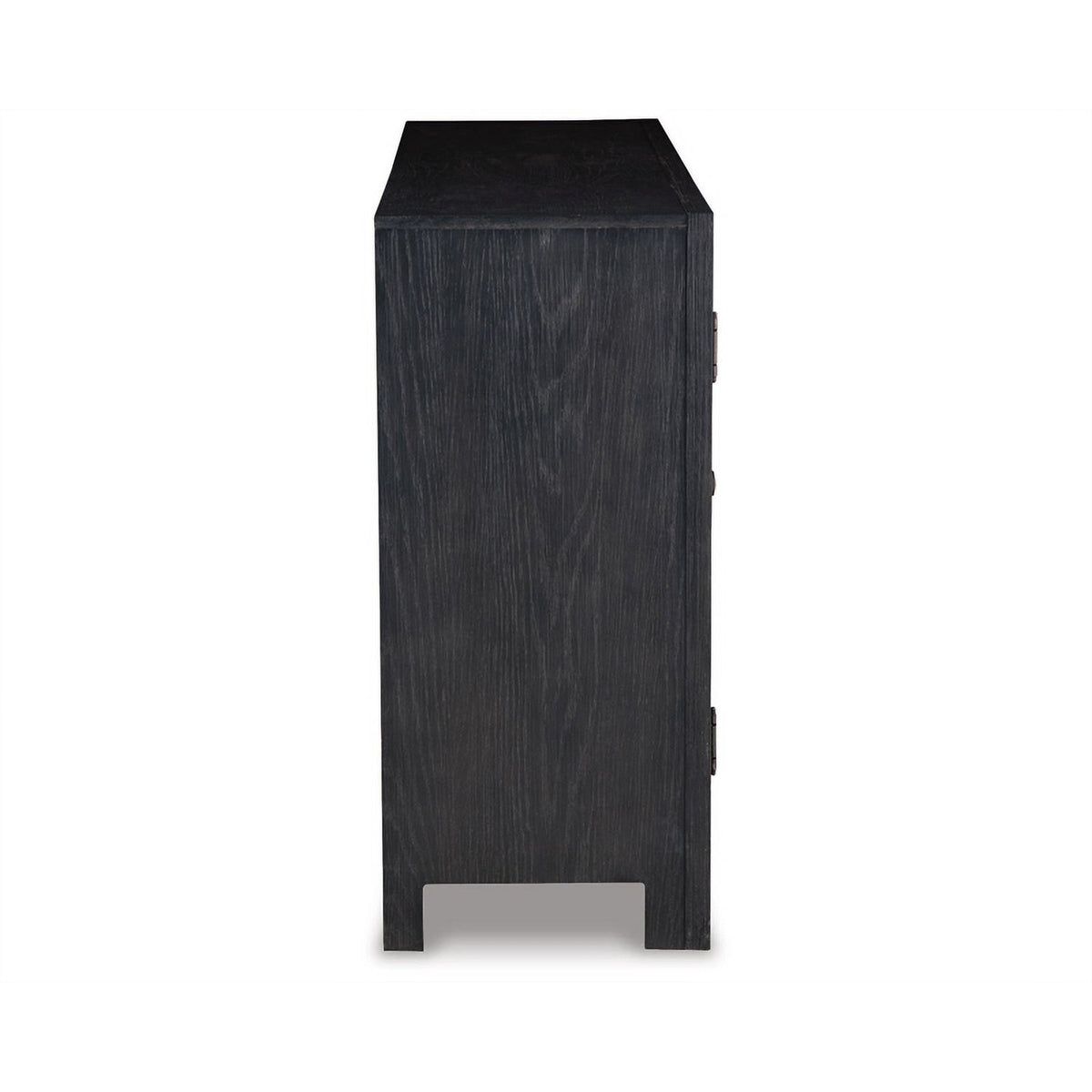 3-Door Wood Accent Cabinet in Black/Warm Gray G90613