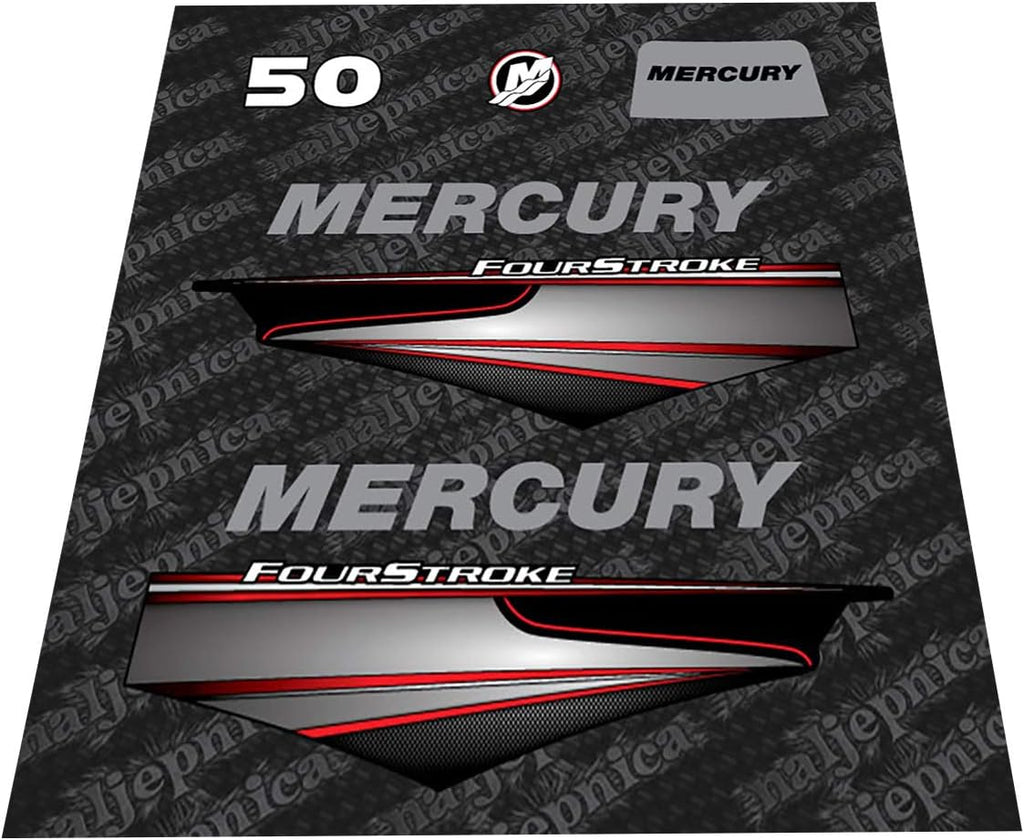 Aftermarket Replacement Outboard Decal Set Pack of 2 X160982