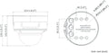 4MP Motorized Varifocal Dome Network IP Camera E5727
