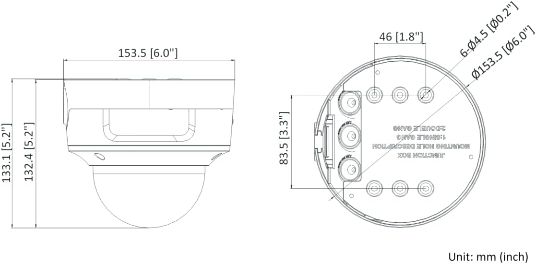 4MP Motorized Varifocal Dome Network IP Camera E5727