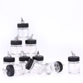 10PCS Airbrush Glass Bottles with 30° Angle Adapter Lid J434