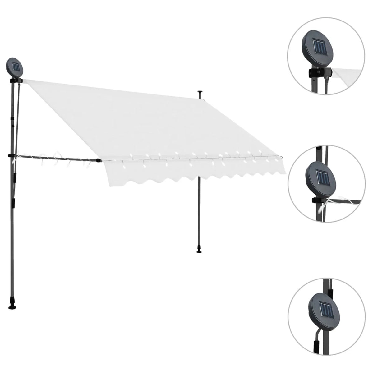 Manual Retractable Awning with 118.1" T139164