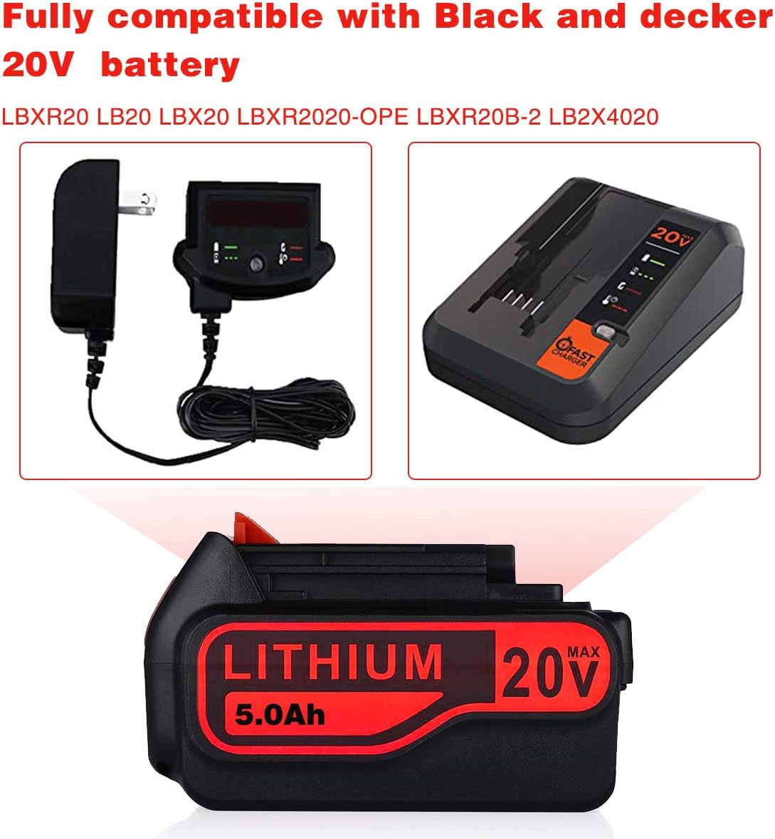 5.0Ah 20V Lithium-Ion Rechargeable Battery W9183