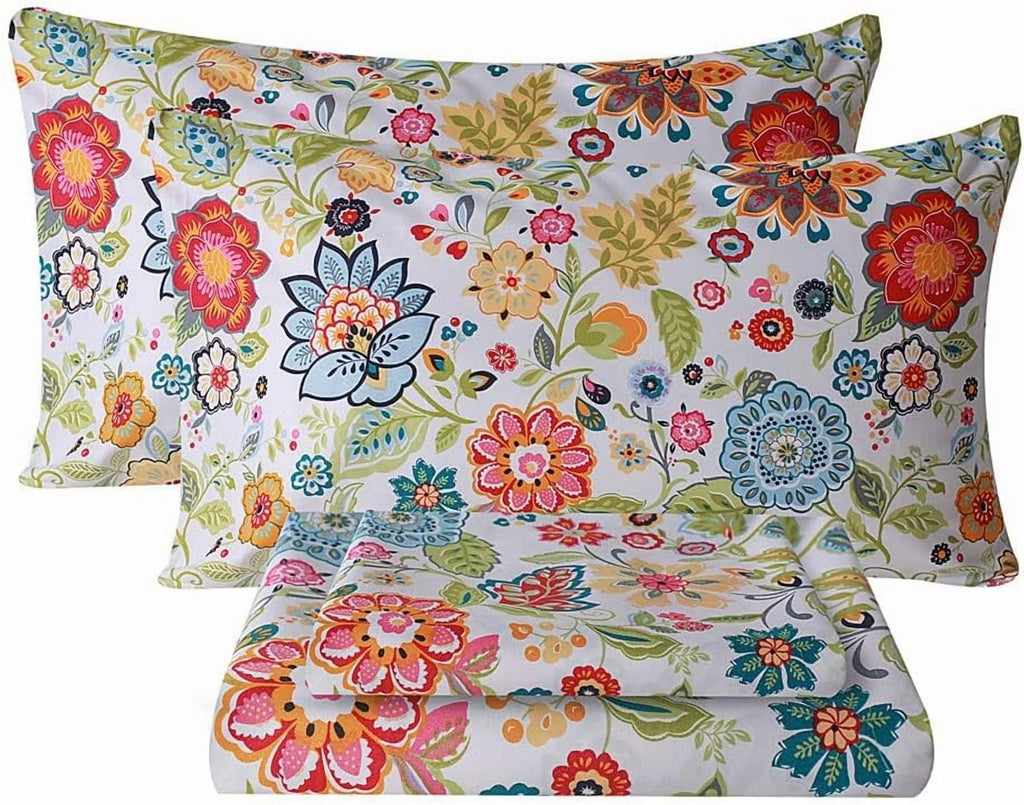 California King 4 Piece Microfiber Sheet Set with Deep Pocket U22834