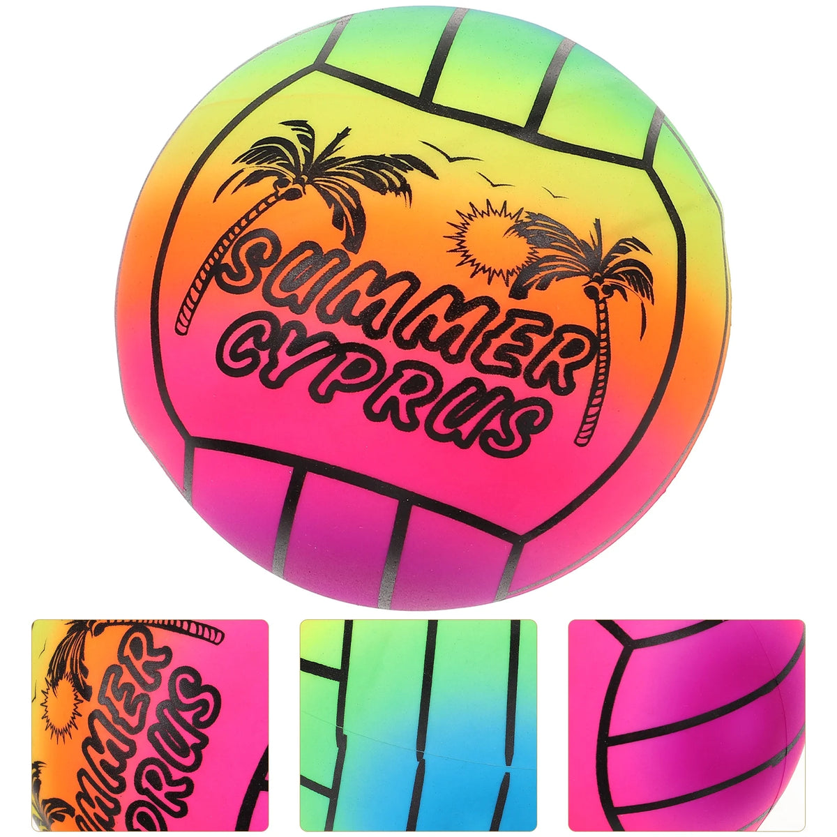 Inflatable Rainbow Volleyball Beach Ball K391
