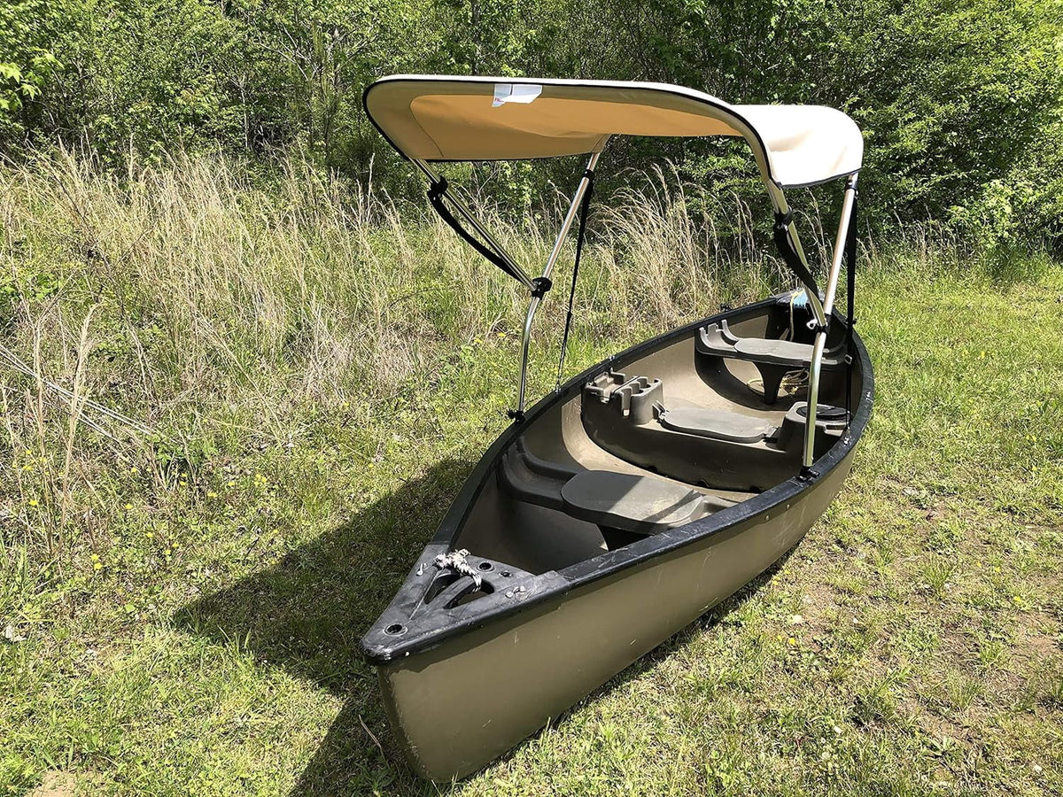 Beige 2' By 6' Canoe/Kayak Sun Shade/Canopy S416676