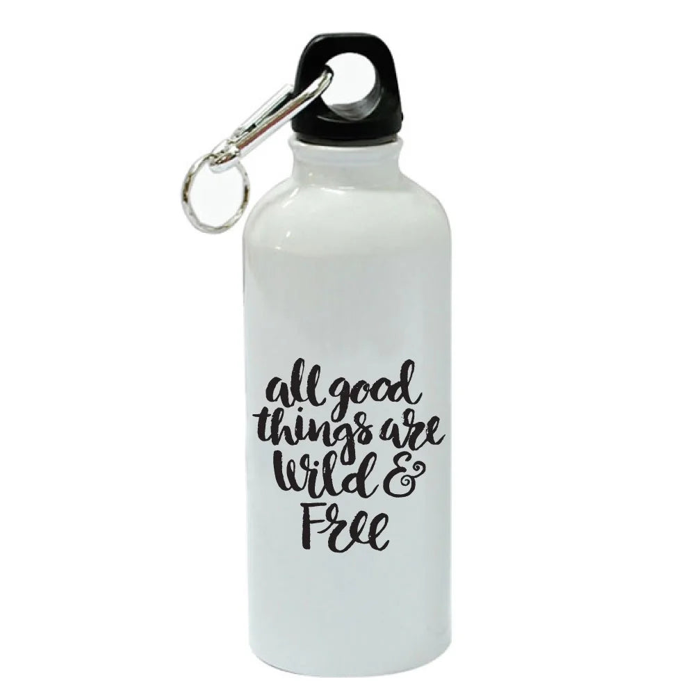 White Aluminum 20 oz Water Bottle S37668
