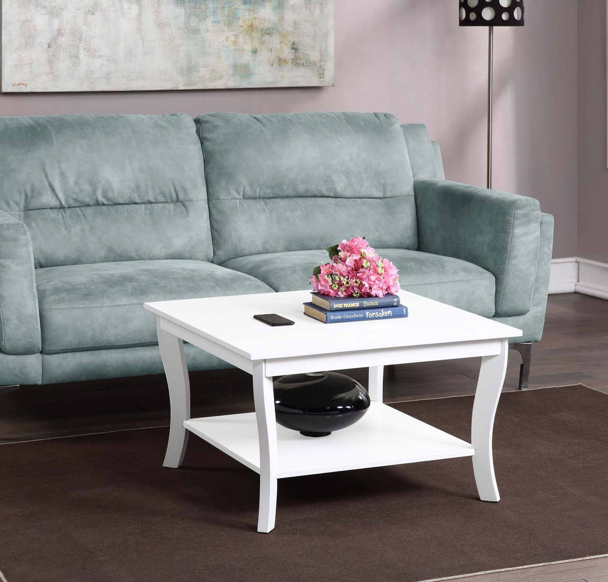 White Square Coffee Table A778351