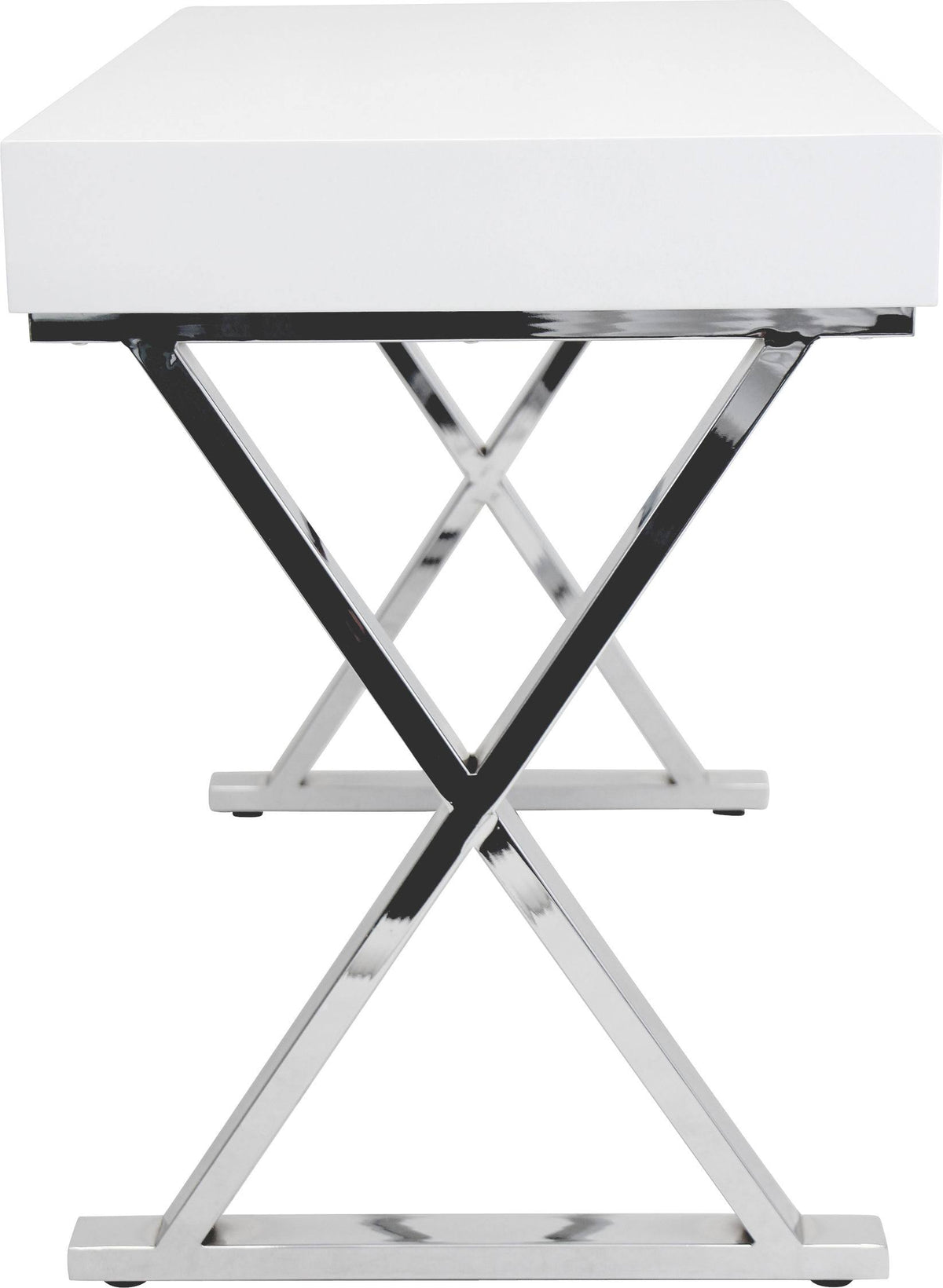 White Luster Desk V150