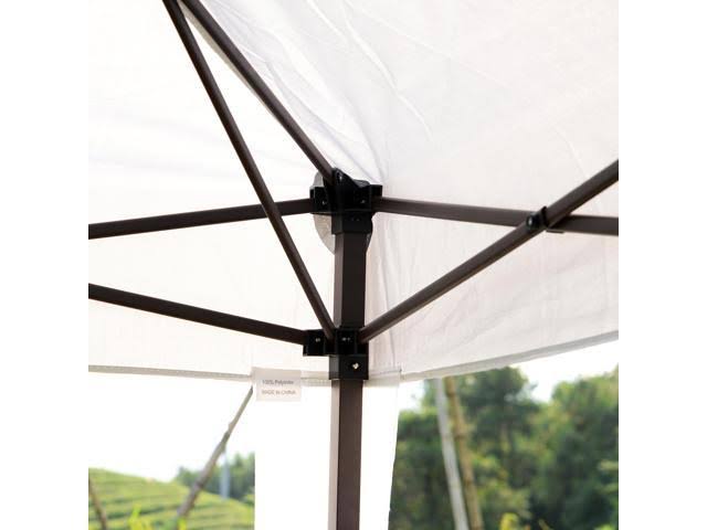 10x20 ft Pop Up Canopy Tent Gazebo with Sides - White W2345