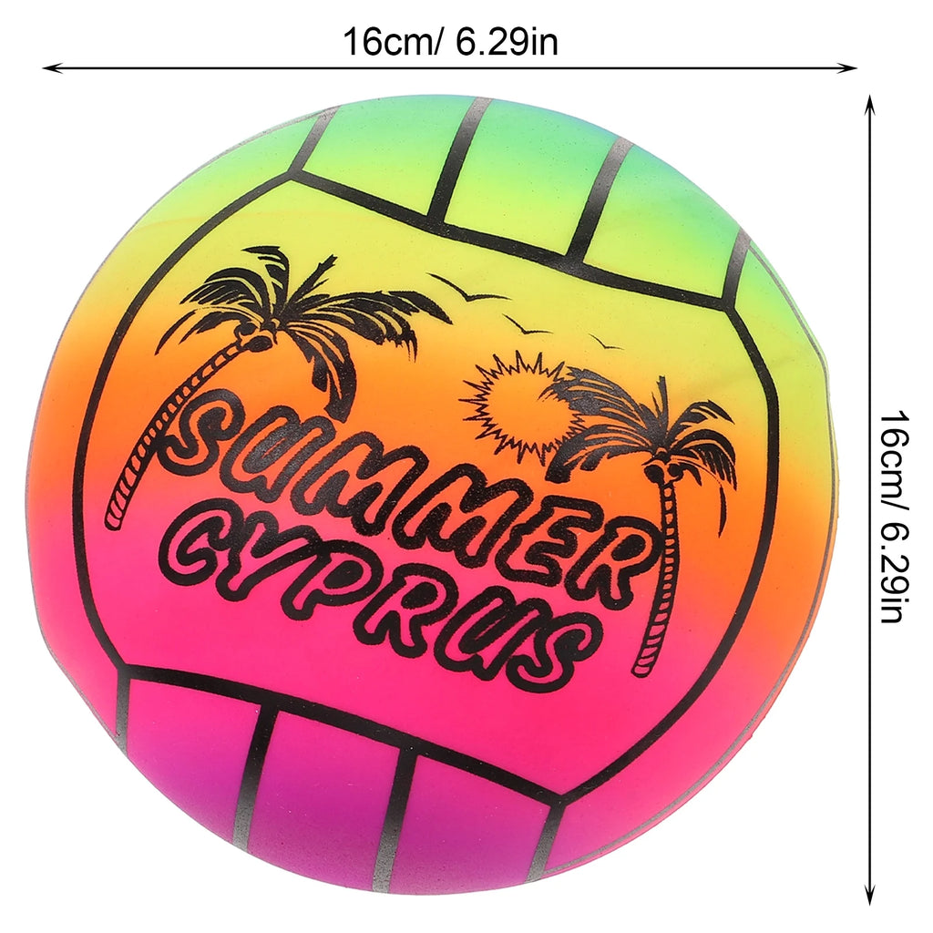 Inflatable Rainbow Volleyball Beach Ball K391