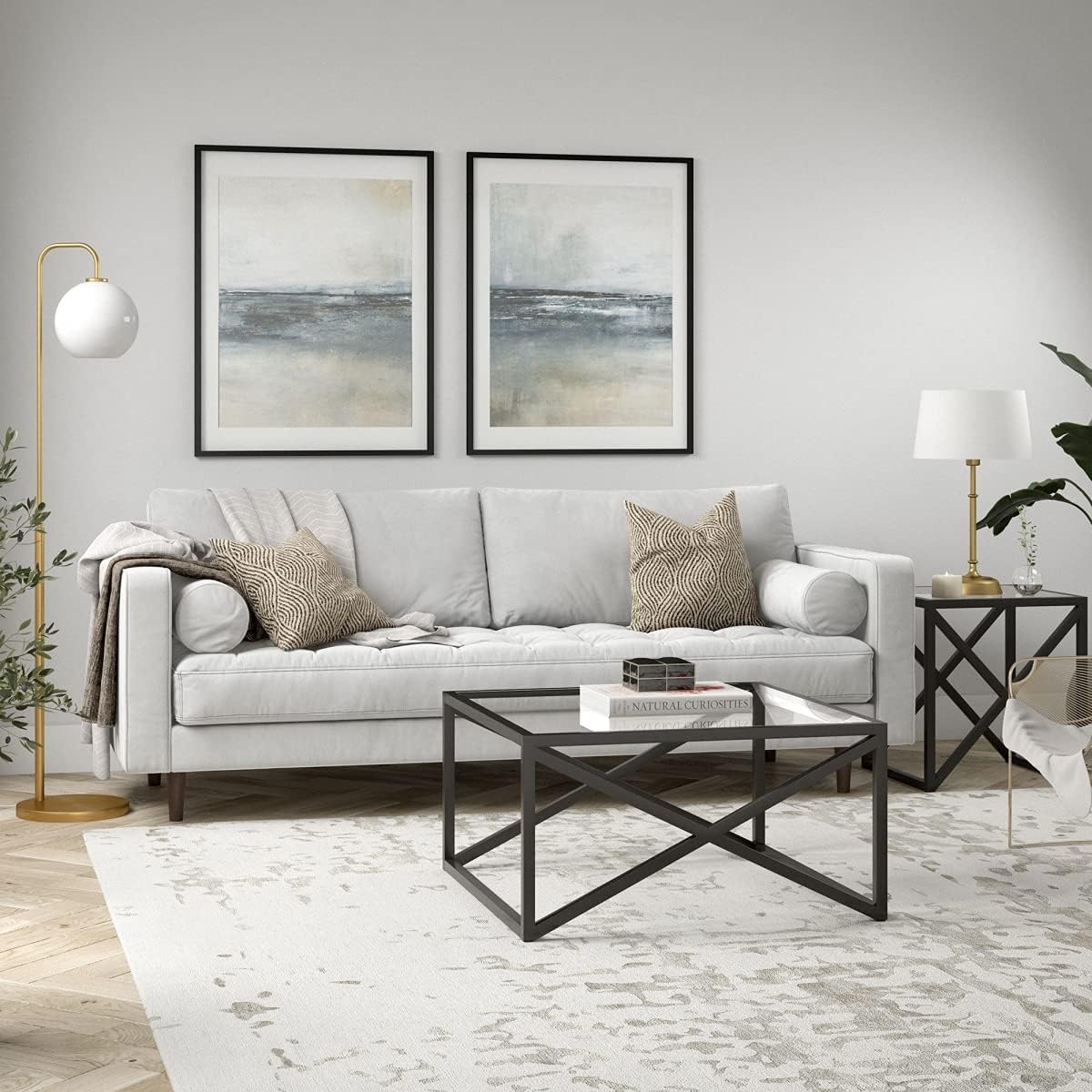 Brass Coffee Table P3899