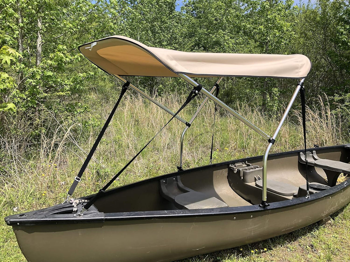 Beige 2' By 6' Canoe/Kayak Sun Shade/Canopy S416676
