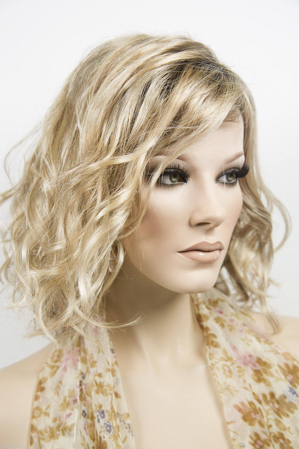 Dark Brown Wavy Lace Front Wig A7078