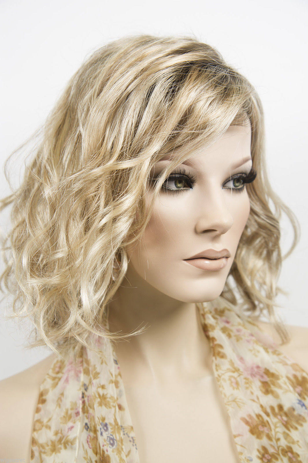 Dark Brown Wavy Lace Front Wig A7078