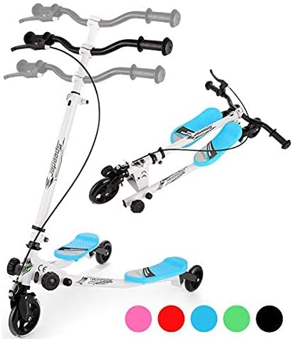 3 Wheel Folding Kids Scooter with Adjustable Handlebar, Pack of 2 K437622