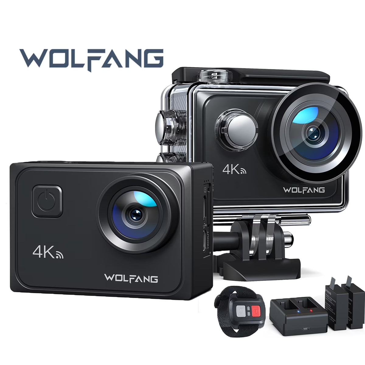 4K 24 FPS 20MP Wi-Fi Waterproof Underwater Action Camera F3430