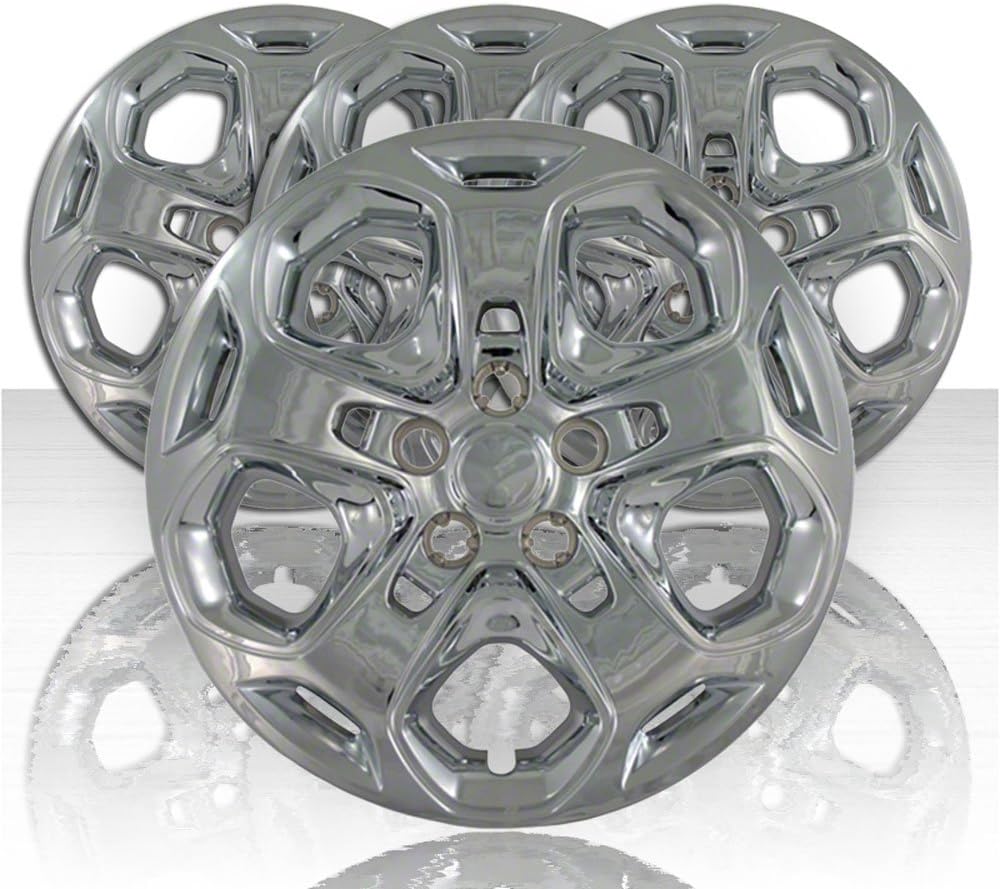 Set of Four 17 Chrome Hubcap Wheel Covers C146537
