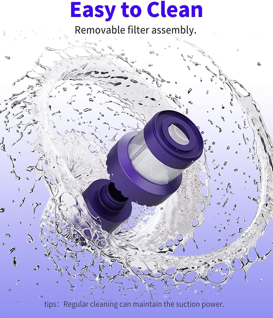 Purple Cordless Stick Vacuum Cleaner U9289