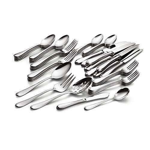 45 Piece Stainless Flatware Set, Service for 8 V634839