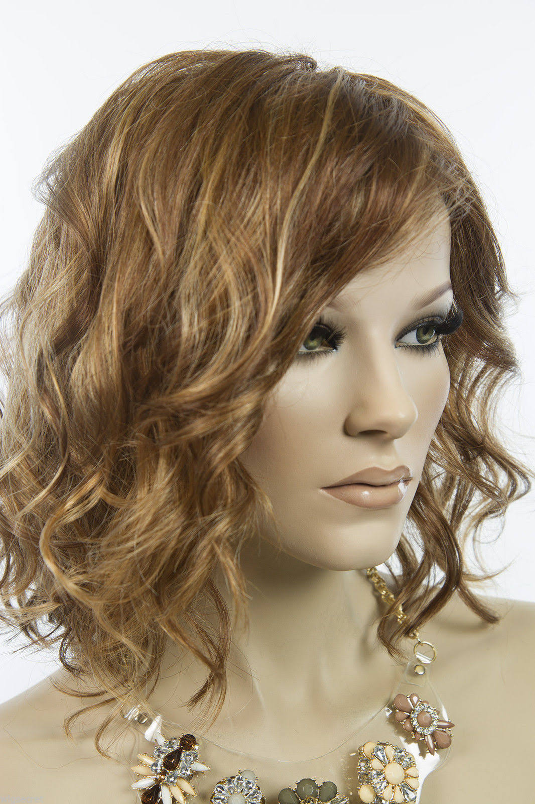 Dark Brown Wavy Lace Front Wig A7078