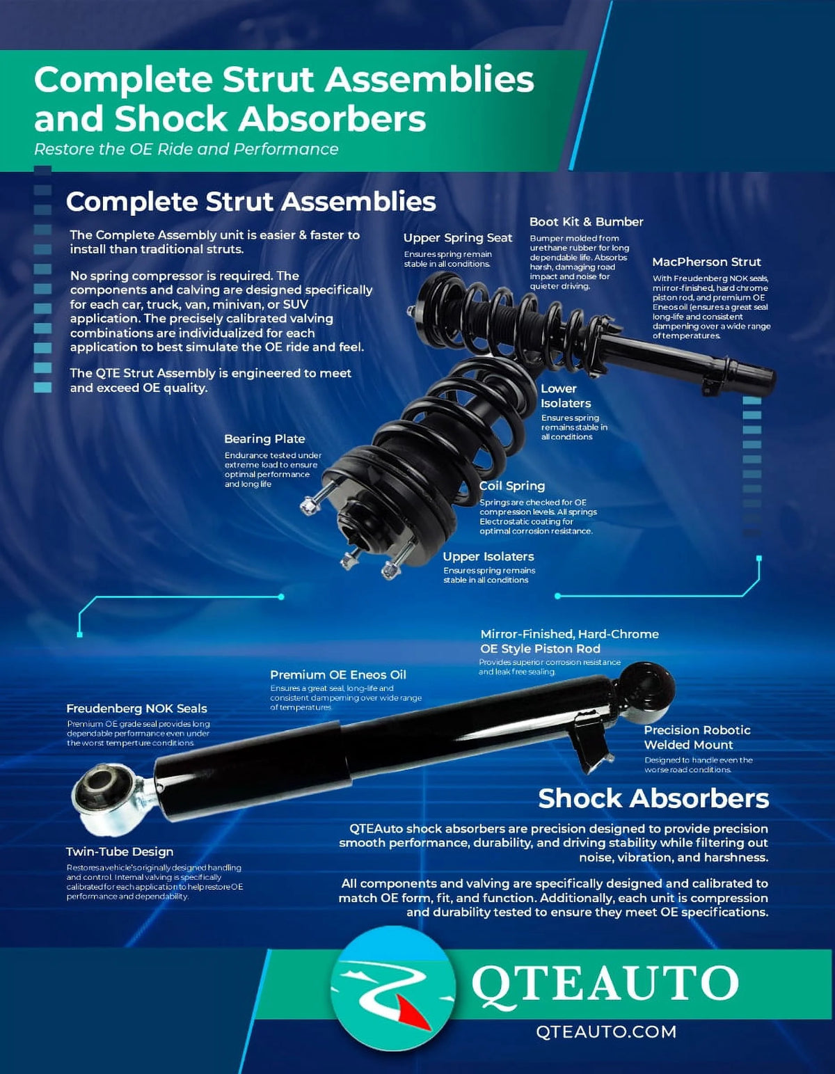 Complete Strut and Coil Spring J20005