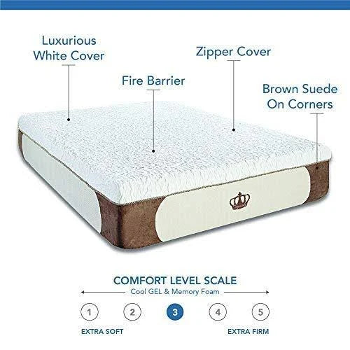 14-inch Gel Memory Foam Mattress T364