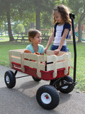 Mountain Wagon with Wooden Panels, All Terrain Tires, Wide Grip Handle I392