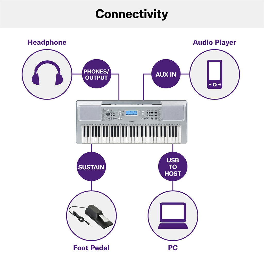 61-Key Portable Keyboard C821905