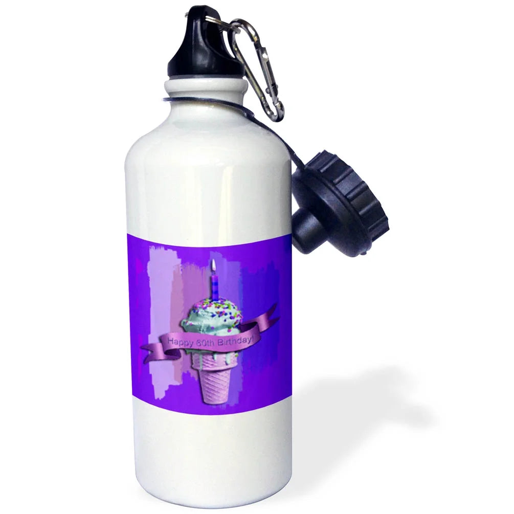 Purple 21 oz Sports Water Bottle K1696