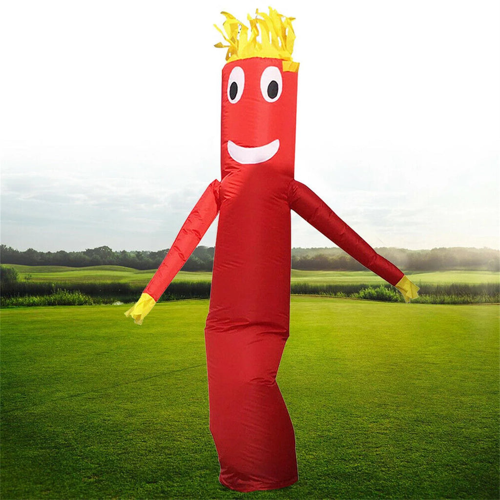 10ft Inflatable Tube Man Set Red Air Wavy Dancer Doll H972317